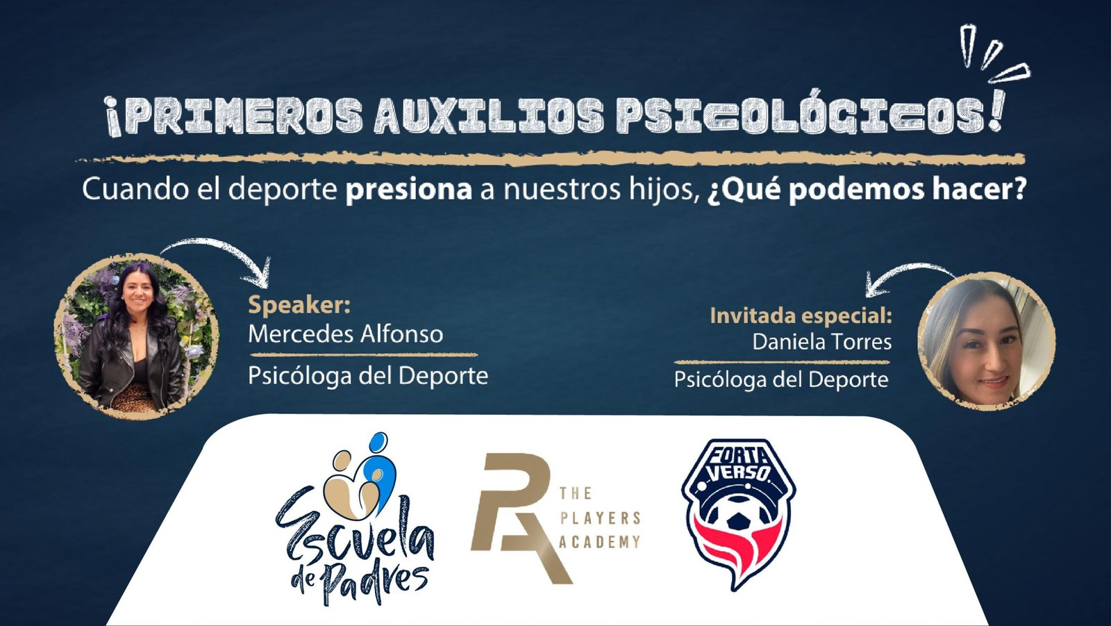 ¡Primeros auxilios psicológicos! Cuando el deporte presiona a nuestros hijos ¿Qué podemos hacer?